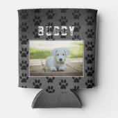 Rafraîchisseur Pour Canette Chien Paw Motif Chalkboard Chien photo (Devant)