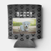 Rafraîchisseur Pour Canette Chien Paw Motif Chalkboard Chien photo (Dos)