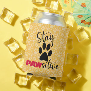 Rafraîchisseur Pour Canette Chien Paw Motivation Pun