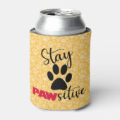 Rafraîchisseur Pour Canette Chien Paw Motivation Pun (Can devant)