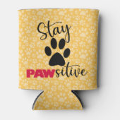 Rafraîchisseur Pour Canette Chien Paw Motivation Pun (Devant)