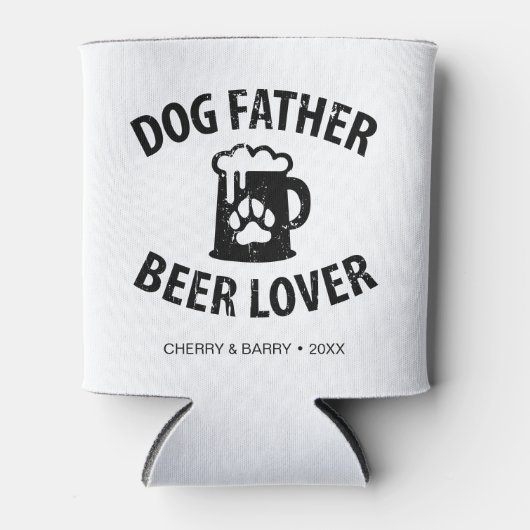 Rafraîchisseur Pour Canette Chien Père Bière Amant Drôle Amant Chien Amant (Devant)
