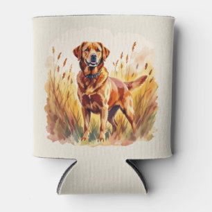 Rafraîchisseur Pour Canette Chien Retriever du Labrador Rouge Renard