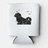 Rafraîchisseur Pour Canette Chien Shih Tzu � Halloween Moon Silhouette Classic (Devant)