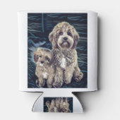 Rafraîchisseur Pour Canette Chiens de Cavapo mignonnes adorables (Dos)