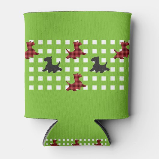 Rafraîchisseur Pour Canette Chiens écossais (Devant)