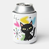 Rafraîchisseur Pour Canette Chiffre noir du milieu du siècle (Can Dos)