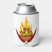 Rafraîchisseur Pour Canette Chili Cook Off Champion Flame Design (Can Dos)