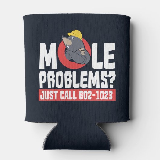 Rafraîchisseur Pour Canette Chimie drôle Formule Mole Problème Science (Dos)