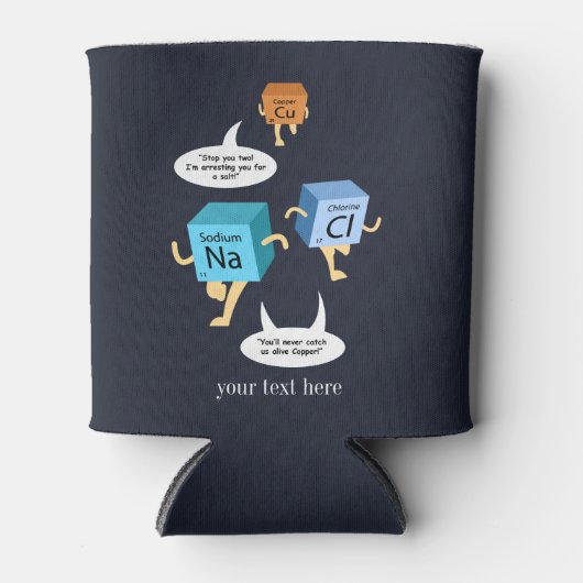 Rafraîchisseur Pour Canette Chimie Éléments de tableau périodique Enseignant p (Devant)