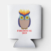 Rafraîchisseur Pour Canette Chouette Bleue FH peut refroidir (Dos)