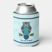 Rafraîchisseur Pour Canette Chouette d'art populaire nordique (Can Dos)