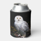 Rafraîchisseur Pour Canette Chouette hivernale majestueuse (Can devant)