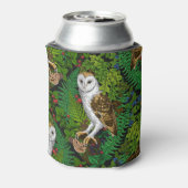 Rafraîchisseur Pour Canette Chouettes, fougères, chênes et baies (Can Dos)