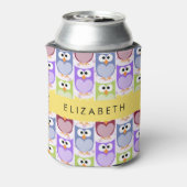 Rafraîchisseur Pour Canette Chouettes mignonnes, Chouette Motif, Chouettes col (Can Dos)