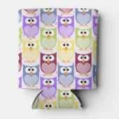 Rafraîchisseur Pour Canette Chouettes mignonnes, Chouette Motif, Chouettes pou (Devant)