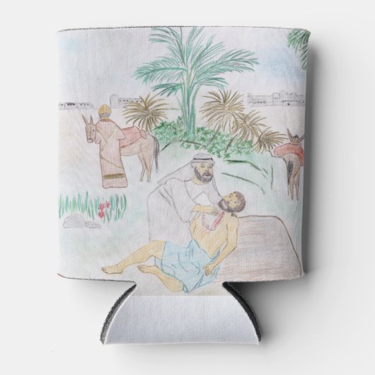 Rafraîchisseur Pour Canette Christian Artwork Le bon samaritain (Devant)