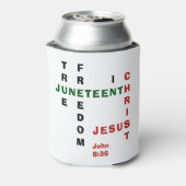 Rafraîchisseur Pour Canette Christian Monogram JUNETEENTH (Can Dos)