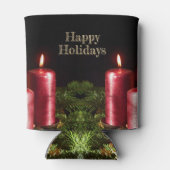 Rafraîchisseur Pour Canette Christmas Celebration Red Candles Winter Holidays (Dos)