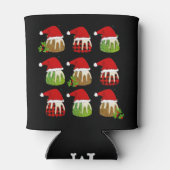 Rafraîchisseur Pour Canette Christmas Pudding Santa Hats (Dos)