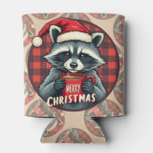 Rafraîchisseur Pour Canette Christmas Raccoon Cocoa Cheer (Dos)