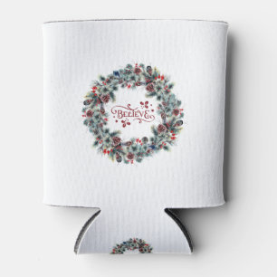 Rafraîchisseur Pour Canette Christmas Wreath CROIRE Typographie