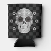 Rafraîchisseur Pour Canette Chrome Calavera (Rose noir) peut refroidir (Devant)
