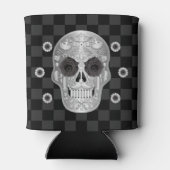 Rafraîchisseur Pour Canette Chrome Calavera (Rose noir) peut refroidir (Dos)