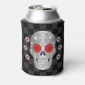 Rafraîchisseur Pour Canette Chrome Calavera (Rose rouge) peut refroidir (Can Dos)