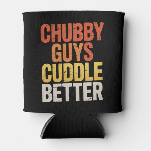 Rafraîchisseur Pour Canette Chubby Les Gars Cuddle Better Gay Bear LGBTQ Pride (Devant)