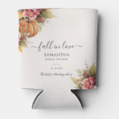 Rafraîchisseur Pour Canette Chute en amour Citrouille Automne Feuilles Fête de (Devant)