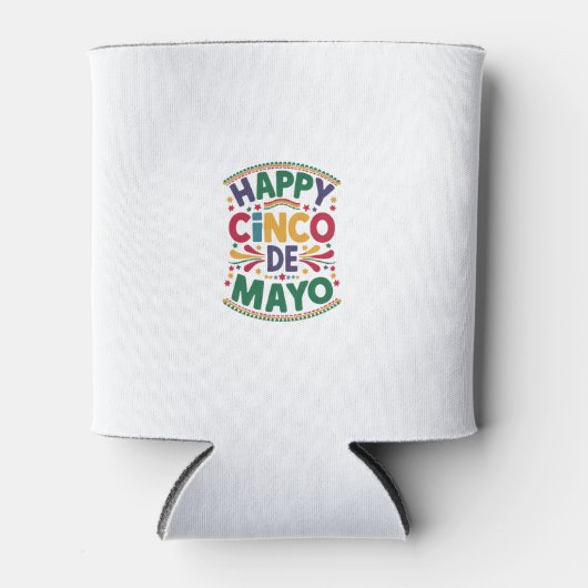 Rafraîchisseur Pour Canette Cinco de Mayo Fiesta Personalized  (Devant)