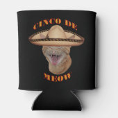 Rafraîchisseur Pour Canette Cinco De Meow Cat Cinco De Mayo Mexique (Dos)
