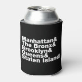 Rafraîchisseur Pour Canette Cinq Boroughs ~ New York (Can devant)