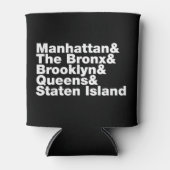 Rafraîchisseur Pour Canette Cinq Boroughs ~ New York (Devant)