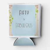 Rafraîchisseur Pour Canette Cinquante Fabuleux Anniversaire Elégant Thème Grec (Devant)