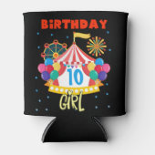 Rafraîchisseur Pour Canette Cirque Carnaval Fête Fille Thème (Devant)