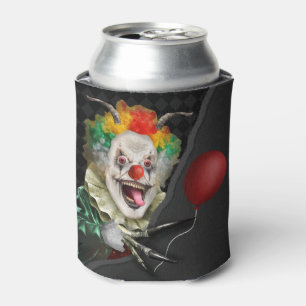 Rafraîchisseur Pour Canette Cirque effrayant de clown déplaisant de Halloween