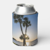 Rafraîchisseur Pour Canette Ciseaux de palmier Silhouette Can Cooler (Can devant)