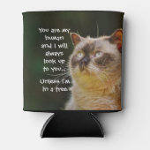 Rafraîchisseur Pour Canette Citation De Chat Drôle Cherchez-Vous (Devant)