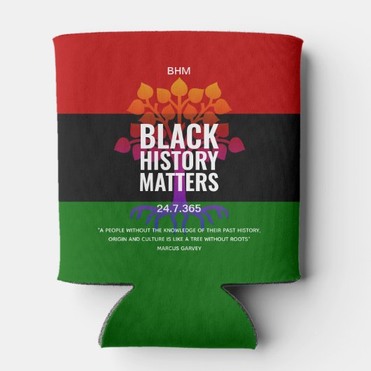 Rafraîchisseur Pour Canette Citation MARCUS GARVEY (Dos)