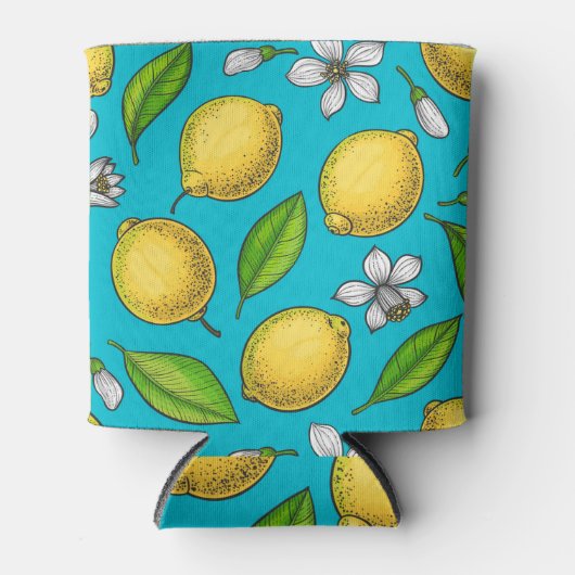 Rafraîchisseur Pour Canette Citron bleu (Devant)