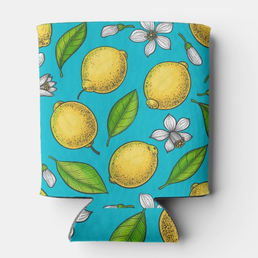 Rafraîchisseur Pour Canette Citron bleu (Dos)