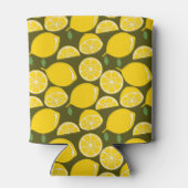 Rafraîchisseur Pour Canette Citron Jaune Moderne Amusant mignon (Dos)