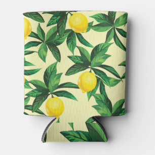 Rafraîchisseur Pour Canette citron vintage, motif sans couture décorative
