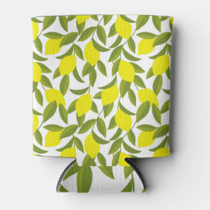 Rafraîchisseur Pour Canette Citronnier Art : Citrus jaune Motif sans couture