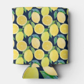 Rafraîchisseur Pour Canette Citrons aquarelle : Illustration Motif fraîche (Dos)