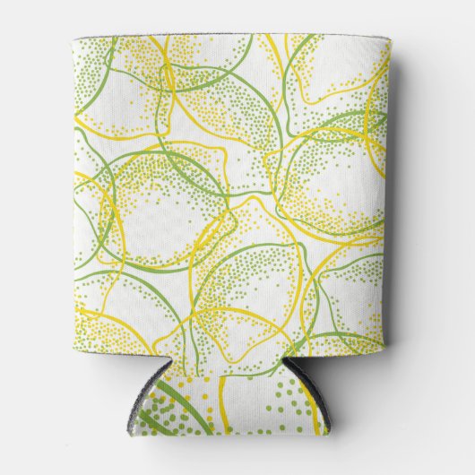 Rafraîchisseur Pour Canette Citrons et Limes : Motif frais. (Devant)