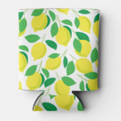 Rafraîchisseur Pour Canette Citrons et motifs feuille (Devant)