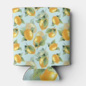 Rafraîchisseur Pour Canette Citrons Feuilles : Aquarelle Impression transparen (Dos)